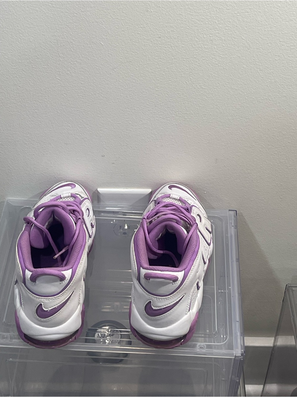 Nike Kids White and Lavender Trail Sneakers - Picture 5 of 6
